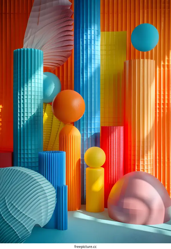 Visual Arrangements of Geometric Figures