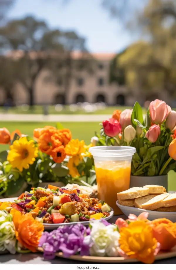 Stanford Campus Picnic: A Healthy Lunch with an Inspiring View