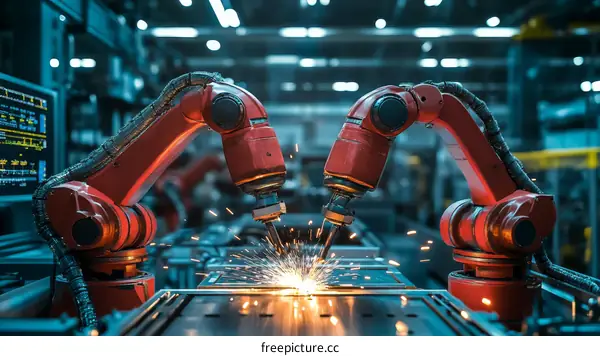 Industrial Automation Welding Robot Manufacturing Process