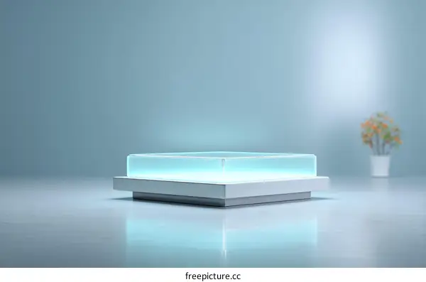 Modern Minimalist Display Podium for Product Showcase