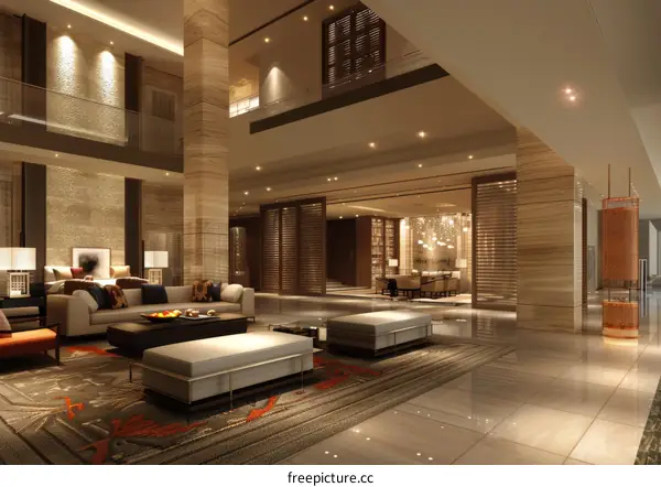 Modern Interior Design with Large Windows and Natural Light