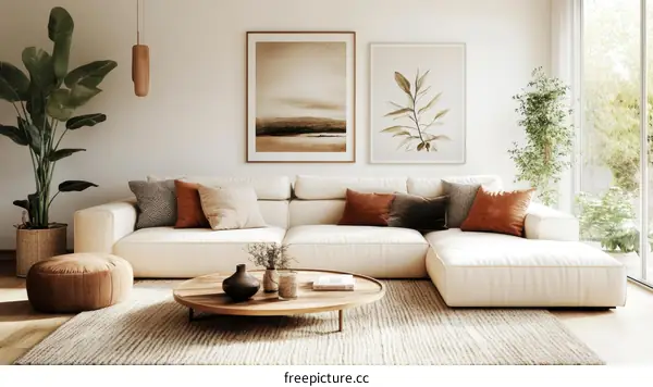 Modern Minimalist Living Room Interior Design