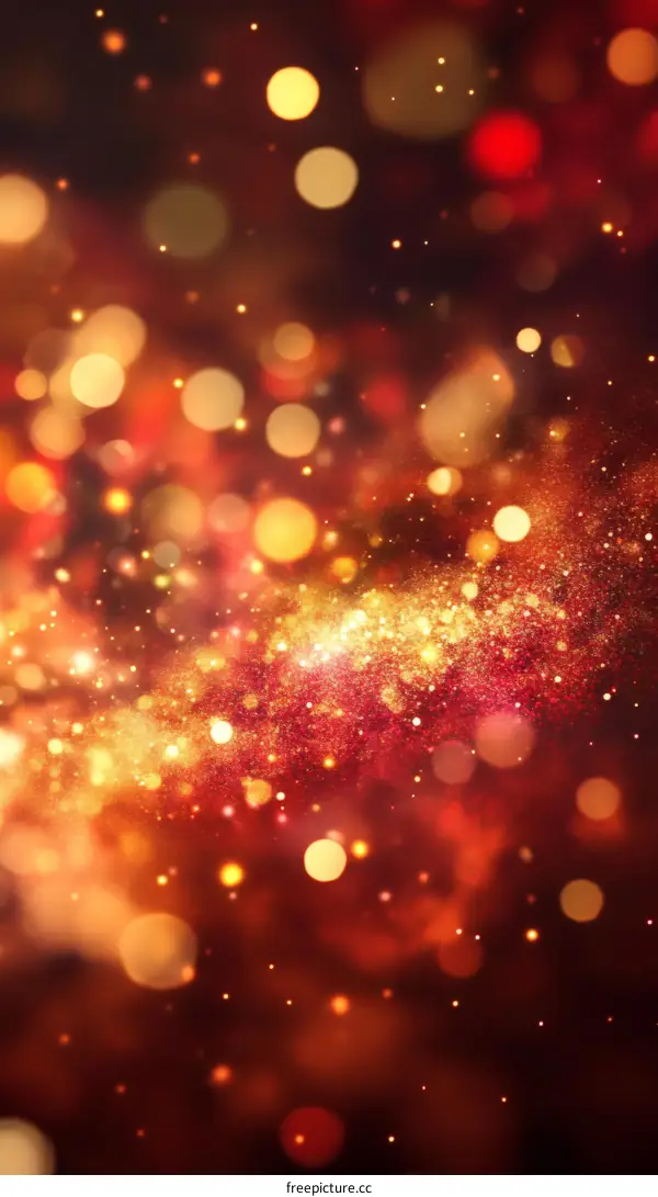 Abstract Festive Bokeh Background