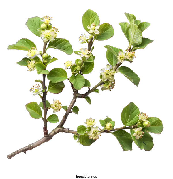 [Transparent Background PNG]A branch of a flowering currant
