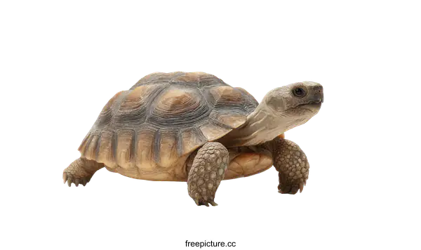 [Transparent Background PNG]Tortoise on White Background Close Up