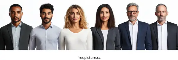 Diverse Business Professionals Portrait