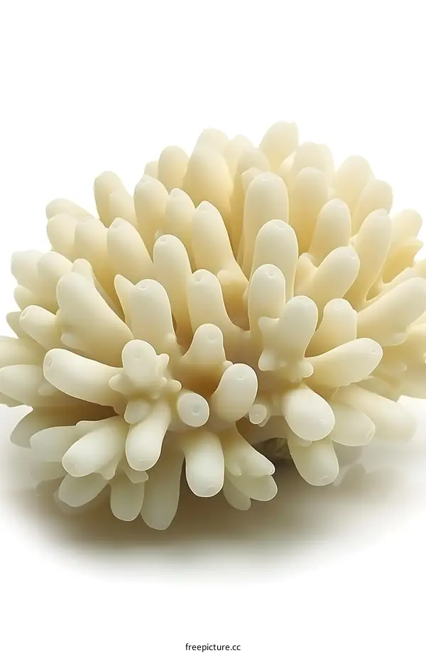 Close Up of a White Coral