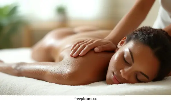Relaxing massage helps to reduce stress and improve sleep