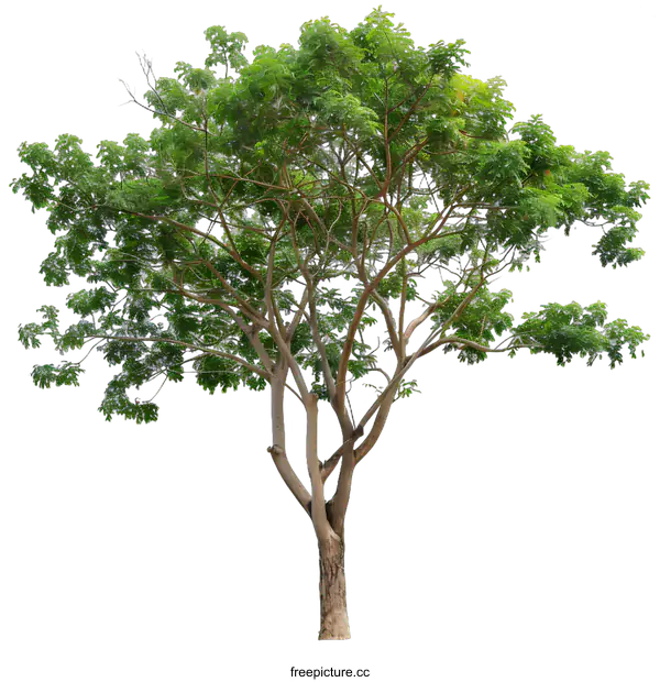 [Transparent Background PNG]Green Tree Isolated on transparent background