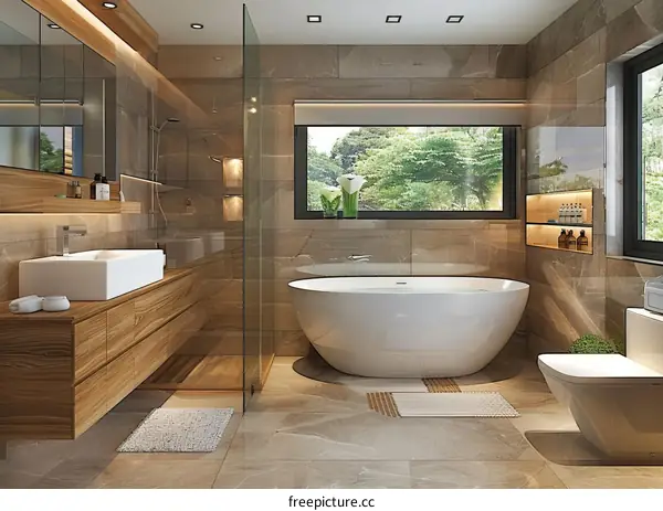Modern Stylish Luxury Bathroom Design