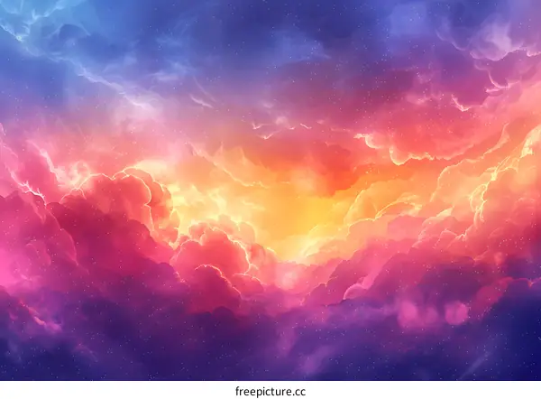 Colorful clouds