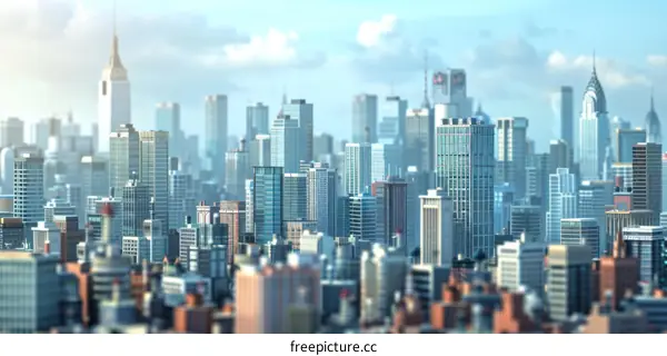 Cityscape in Miniature