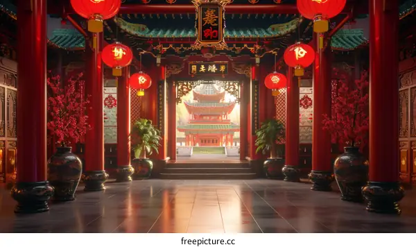 Chinese Traditional Architecture Interior Design