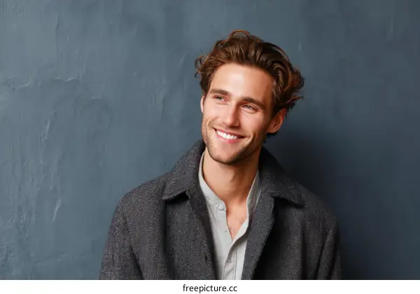 Smiling Caucasian Man Portrait