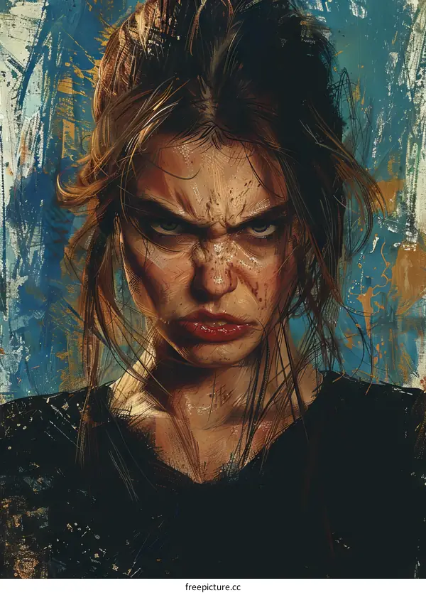 Portrait of a Gritty Woman