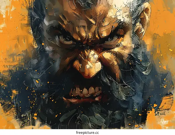 Fantasy, epic male character, portrait