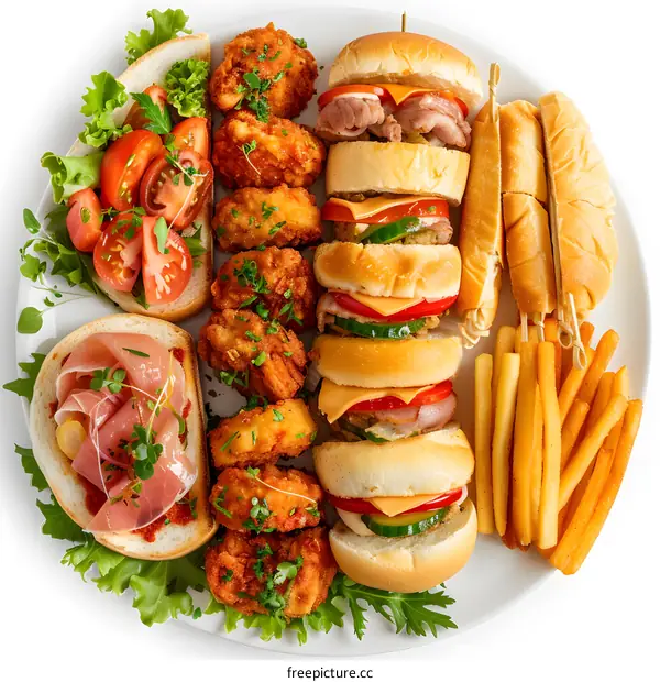 A variety of delicious food