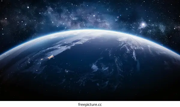 Earth from Space: The Curvature of Our Planet and Atmosphere