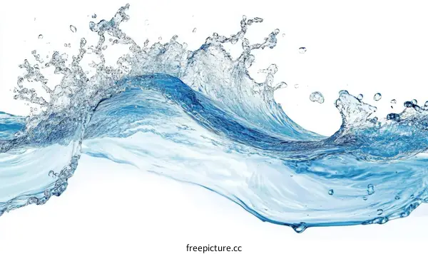 Water Splash Abstract Background Image