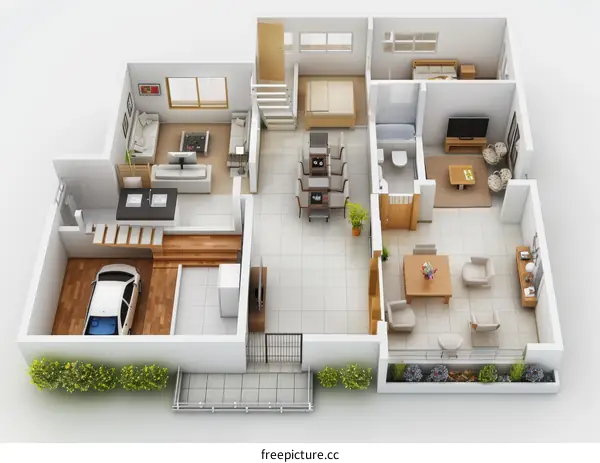Modern House Floor Plan Design