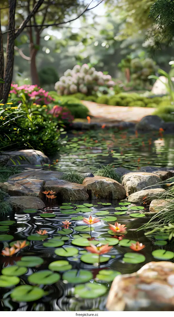 Picturesque Japanese Garden