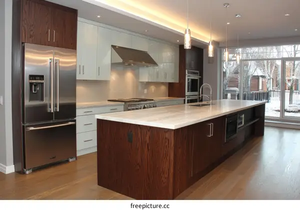 Modern Kitchen Interior Design with Island