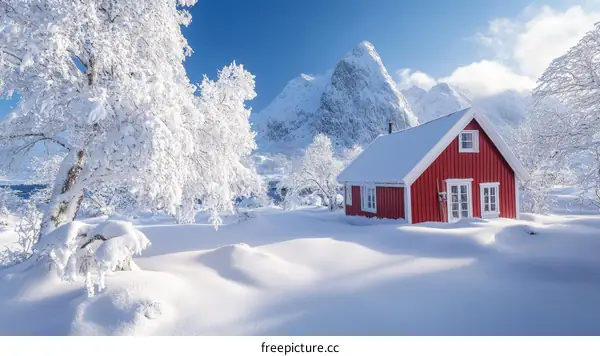 Winter Wonderland Cabin in Snowy Mountains