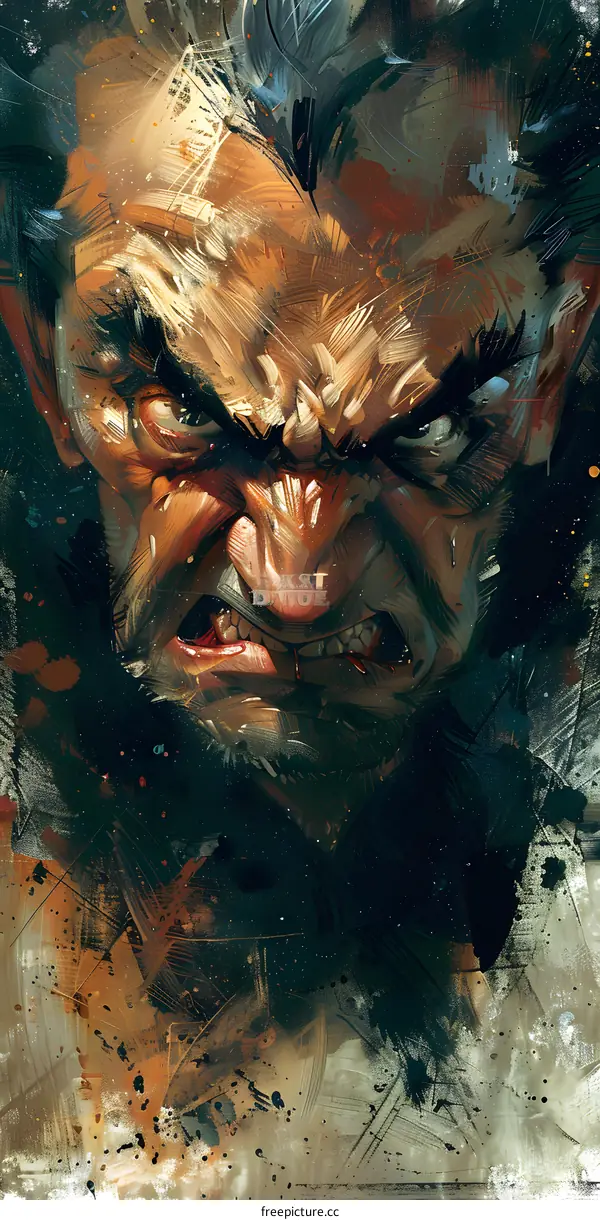 Wolverine angry face