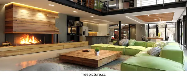 Modern Farmhouse Living Room Interior Design