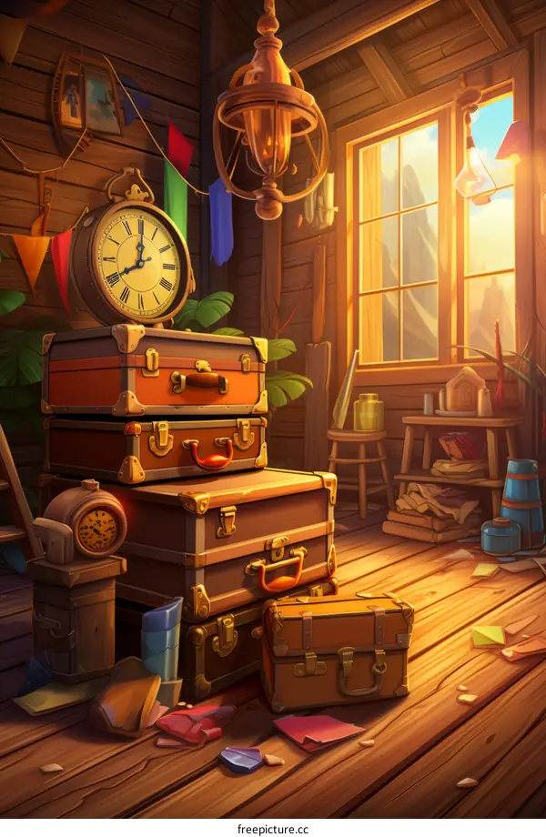 A room full of adventure gear and luggage