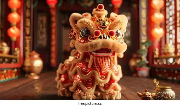 Lion dance
