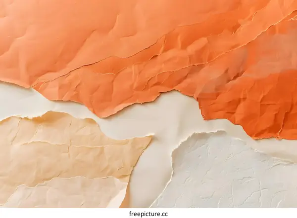 Abstract Background with Crinkled Papers