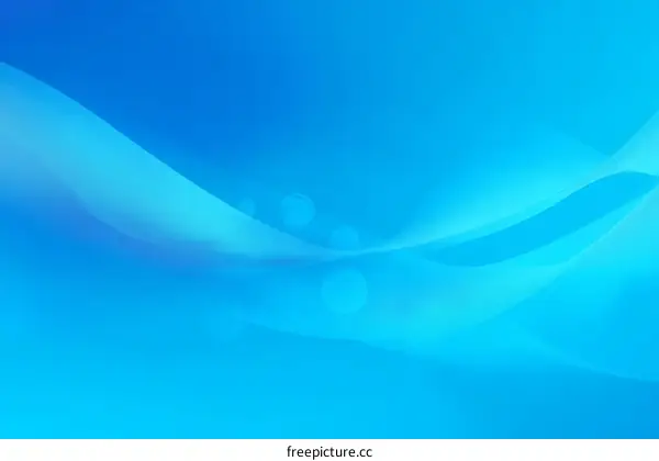Abstract Light Blue Flowing Lines Background