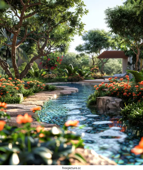 Luxurious Swimming Pool Coveted in Nature