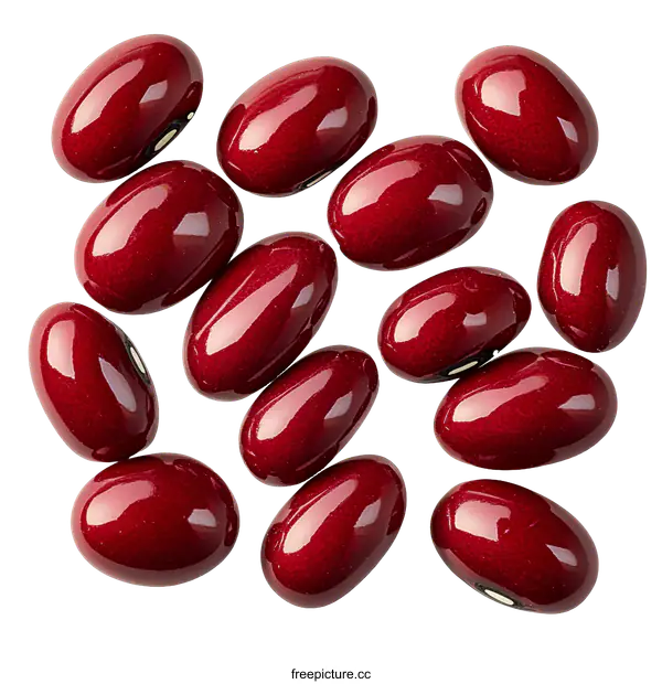 [Transparent Background PNG]Red Kidney Beans Close-Up