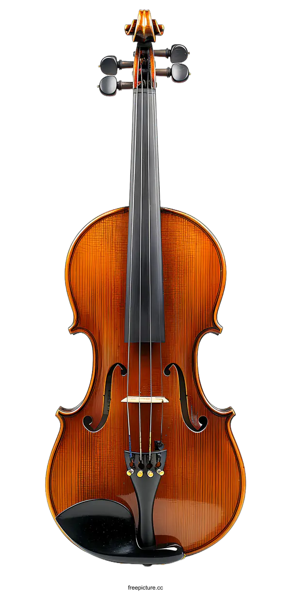 [Transparent Background PNG]A violin on a white background