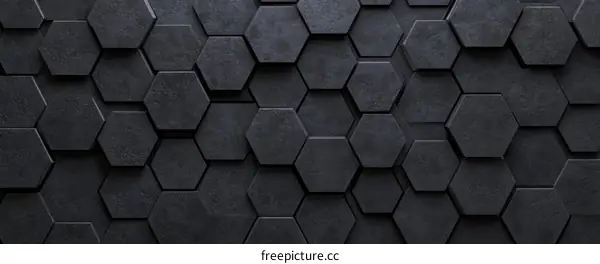 Abstract Hexagon Geometric Pattern Background