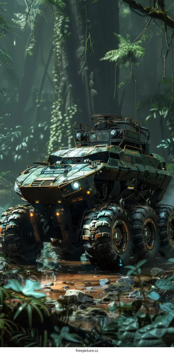 The Futuristic All-Terrain Military Vehicle
