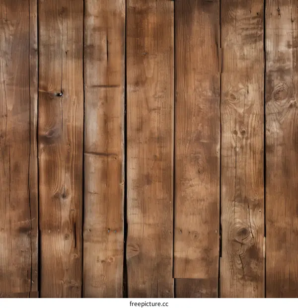 Old wooden fence planks background