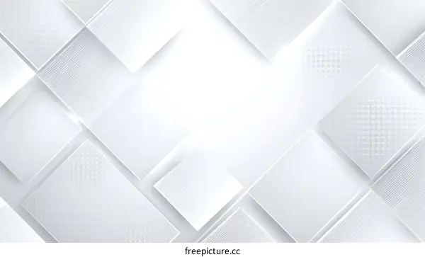 Abstract Geometric White Background Design