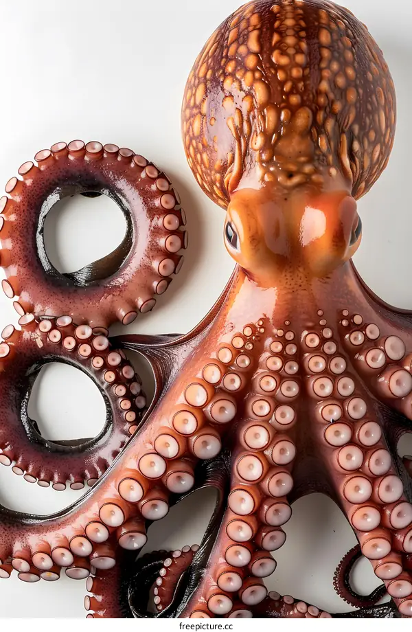 Close up of an octopus