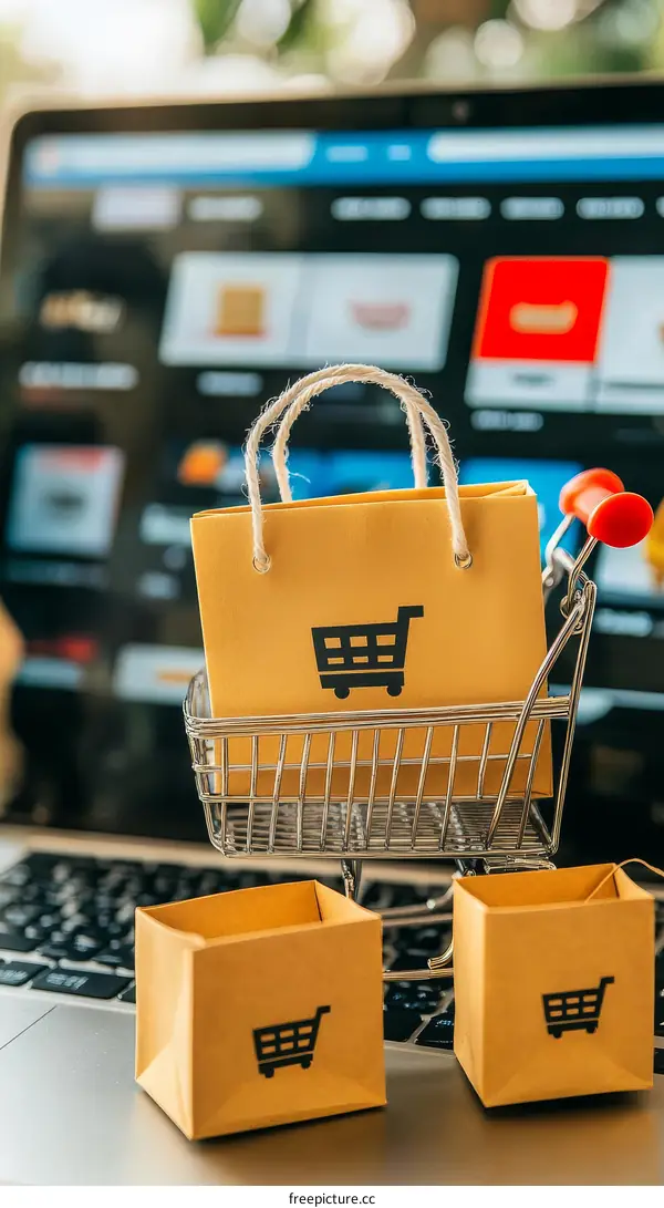 Online Shopping Cart with Packages