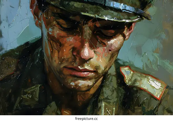 Portrait of a Young Soldier