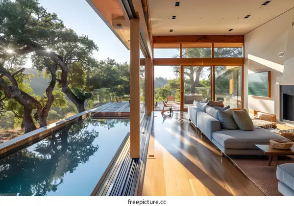 Modern House With Infinity Pool And Beautiful View