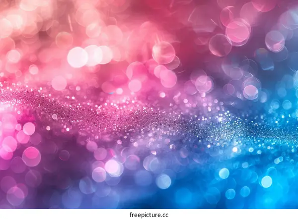 Colorful bokeh background with shiny glitter