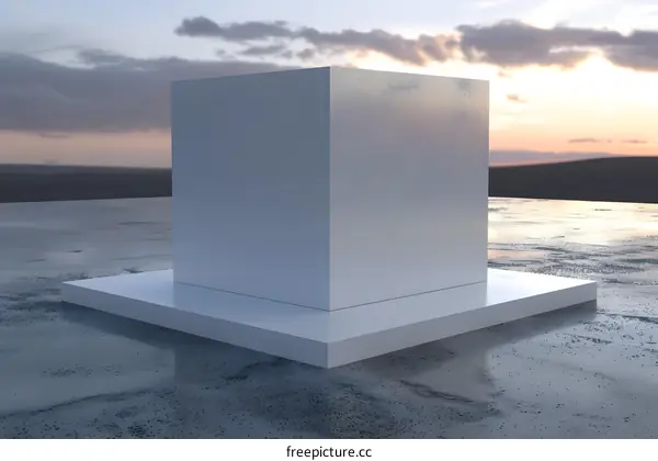 Minimalist Cube Platform Design