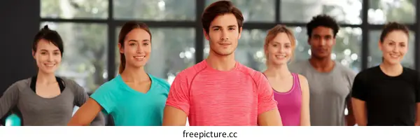 Diverse Group of Fitness Enthusiasts