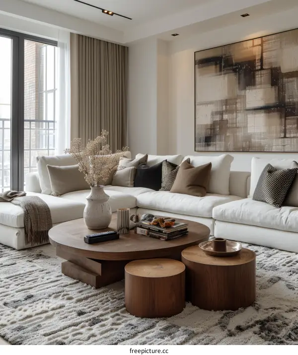 Modern Minimalist Living Room Interior