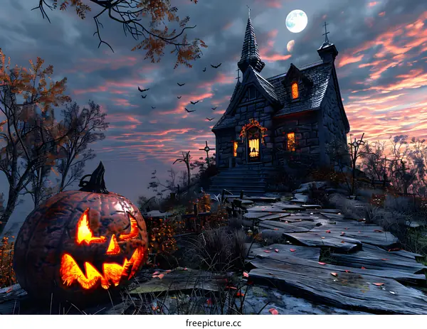 Halloween Pumpkin Jack-o-lantern