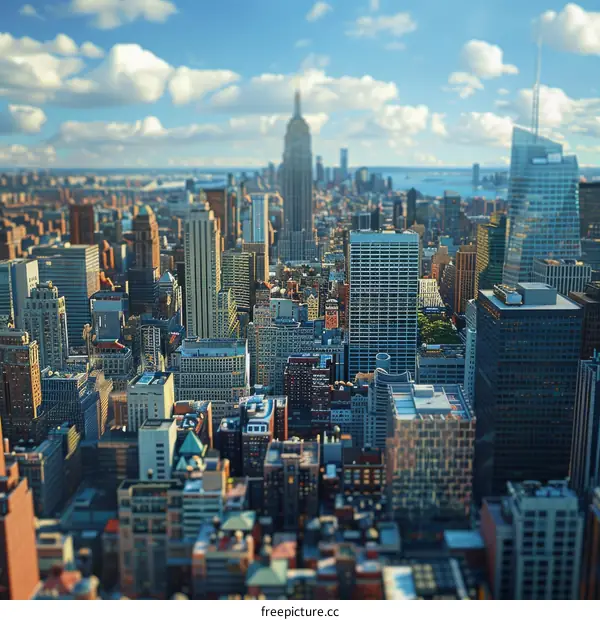 Empire State Building & New York City Skyline